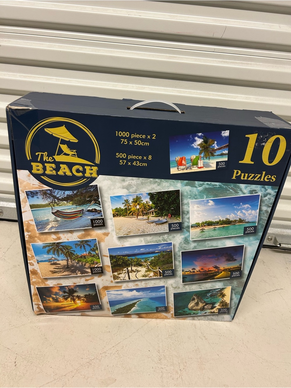 THE BEACH 10-Puzzle Box Set - 2x1000 pieces & 8x500 pieces